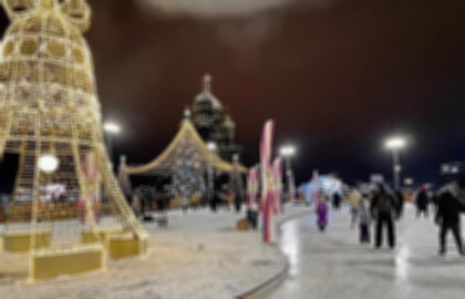 Экскурсия Главное новогоднее чудо России (вечерняя экскурсия к украшенному Храму Вооруженных Сил в Кубинке)