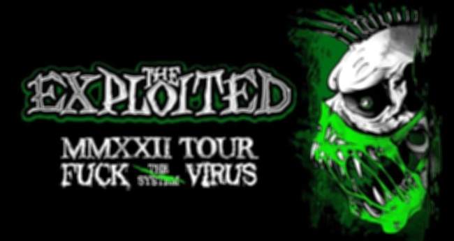 Концерт группы «The Exploited» «MMXXII tour»