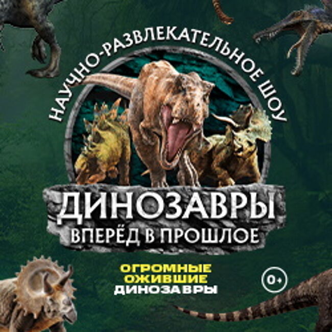 Детское шоу «Динозавры, вперед в прошлое»